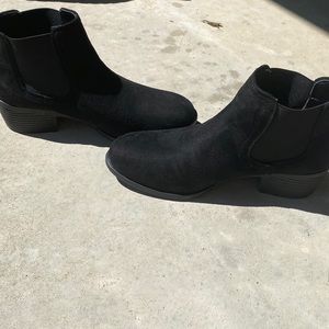 Suede booties